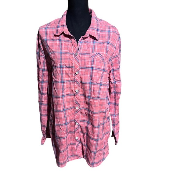 Eddie Bauer Classic Fit Button Front Plaid Shirt Women's Plus 2XL - Picture 1 of 8